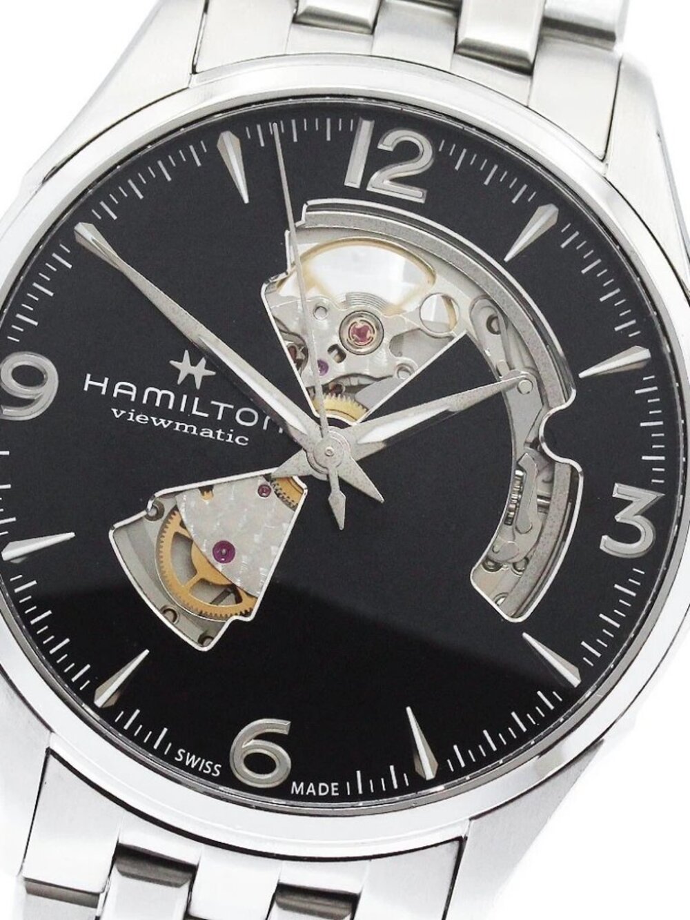 HAMILTON Jazzmaster Viewmatic H327050 Open heart Automatic Men's